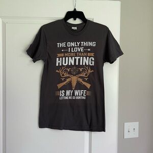 Mens Funny Hunting Short Sleeve T-Shirt